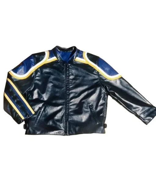 Jay Z and Damon Dash Roc a Fella Records Leather Biker Jacket For Sale