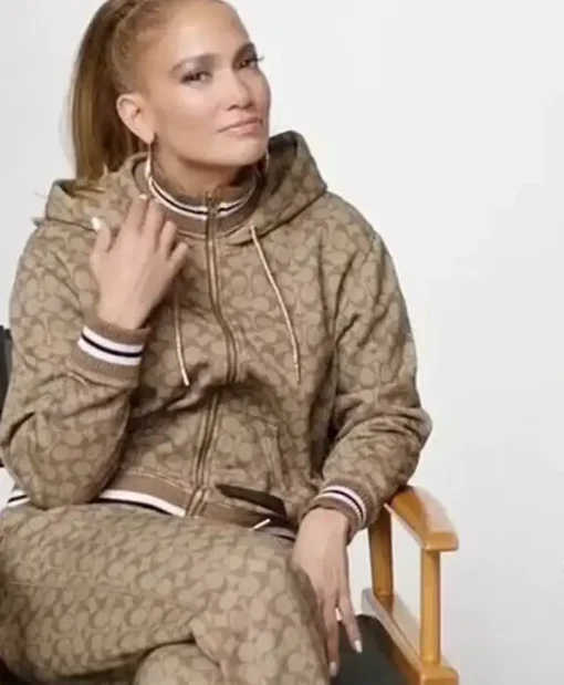 Jennifer Lopez X Coach Brown Hoodie