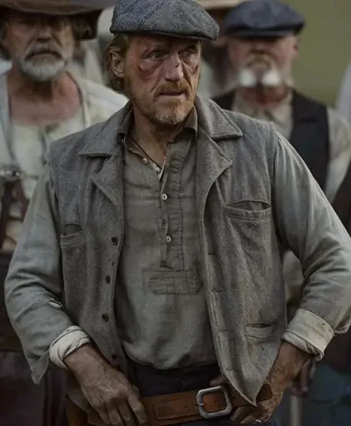 Jerome Flynn TV Series 1923 Grey Vest