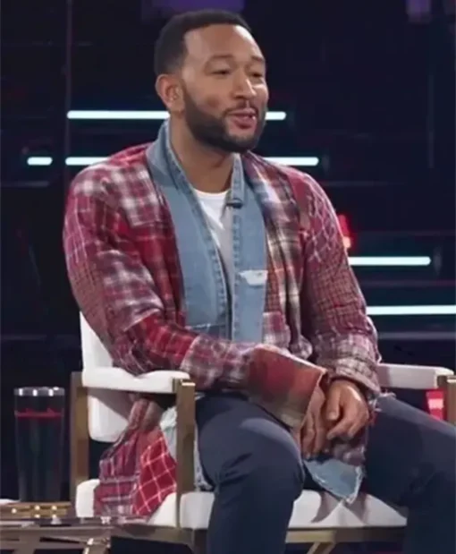 John Legend Pendleton Cotton Red Jacket