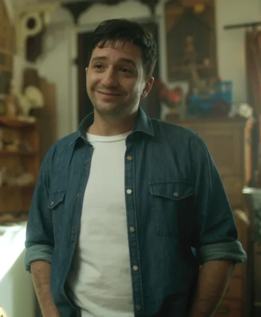 John Magaro Umbrella Academy Blue Denim Jacket