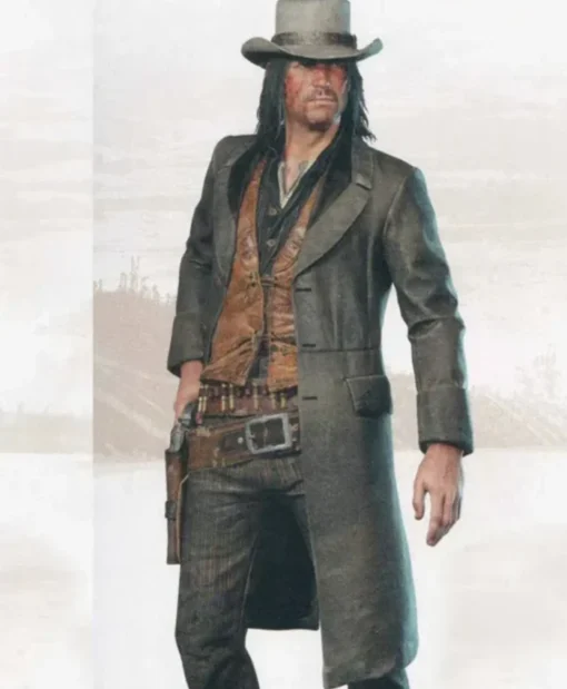 John Marston Red Dead Redemption 2 Black Coat