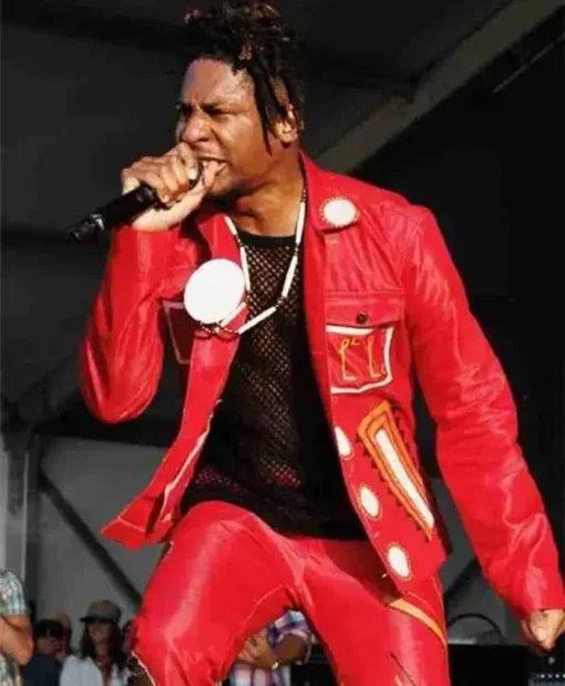 Jon Batiste Newport Folk Festival Red Jacket