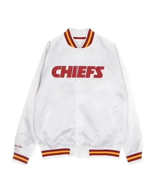 Kansas City Chiefs Satin Letterman Jacket