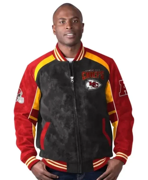 Kansas City Chiefs Suede Leather Jacket