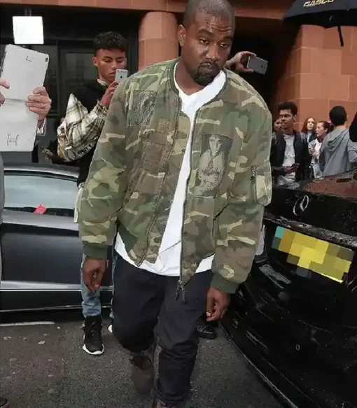 Kanye West Cotton Camo Jacket