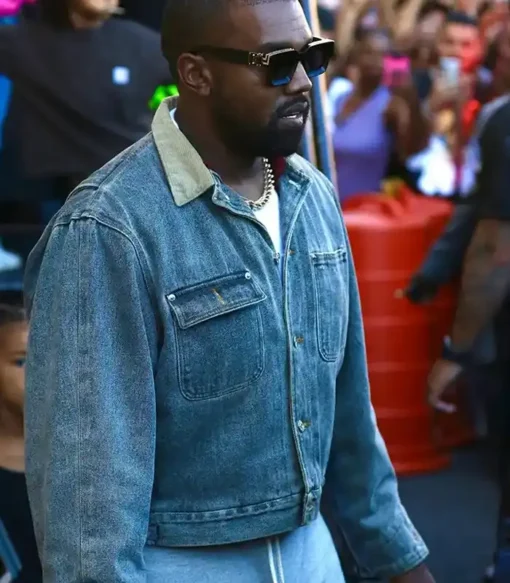 Kanye West Denim Vintage Jacket