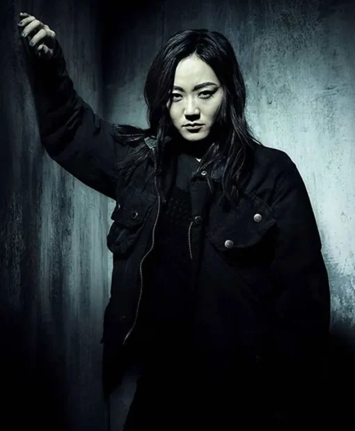 Karen Fukuhara The Boys Black Cotton Jacket