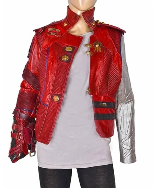 Karen Gillan Guardians Of The Galaxy Vol 2 Nebula Maroon Leather Jacket