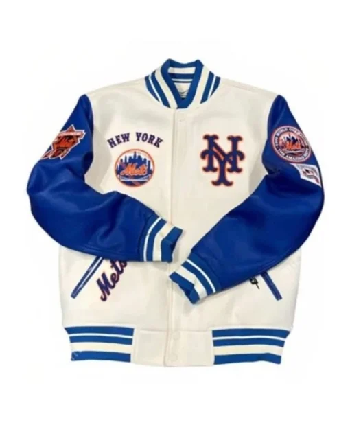 Kate Upton New York Mets Varsity Jacket