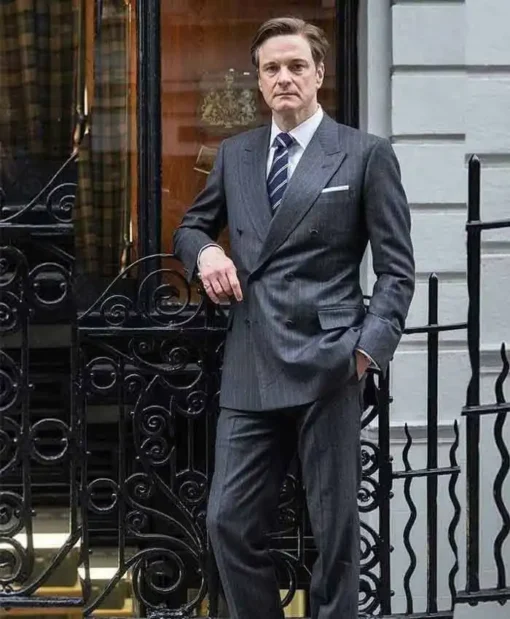 Kingsman The Secret Service Harry Hart Grey Suit