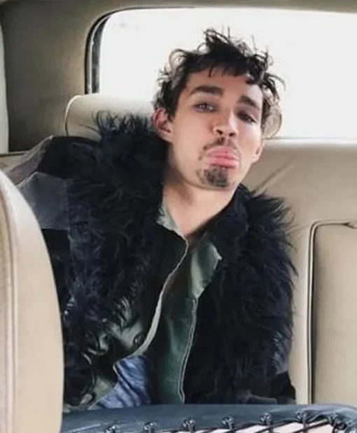 Klaus Hargreeves TV Series The Umbrella Academy S03 Robert Sheehan Brown Leather Trench Coat Front