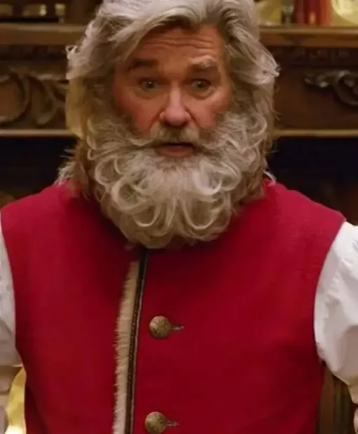 Kurt Russell The Christmas Chronicles Part II 2020 Santa Claus Red Vest