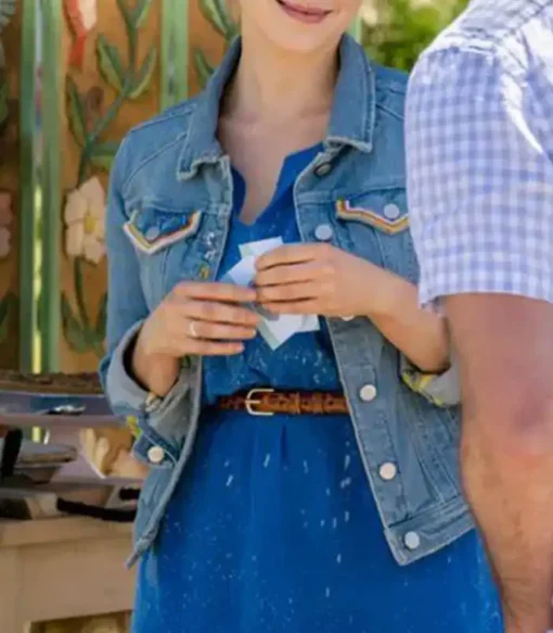 Laci J Mailey Chesapeake Shores Denim Trucker Jacket