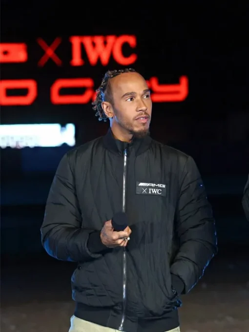 Las Vegas Gp Amg X Iwc Lewis Hamilton Black Jacket