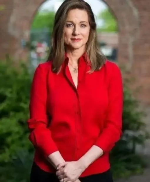 Laura Linney Red Shirt