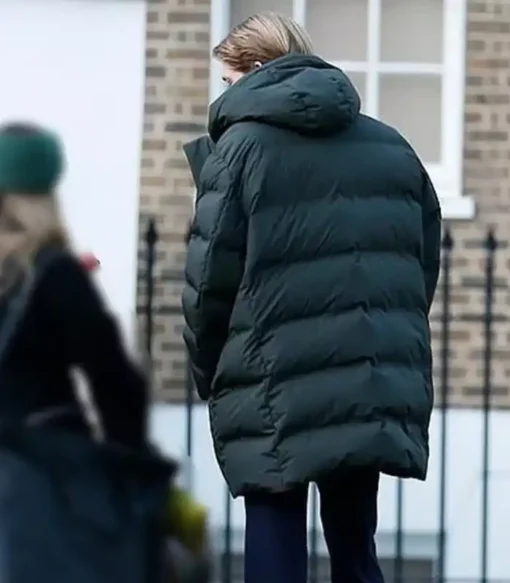 Lawrence Stirling Film The Last Letter from Your Lover Joe Alwyn Hooded Puffer Coat