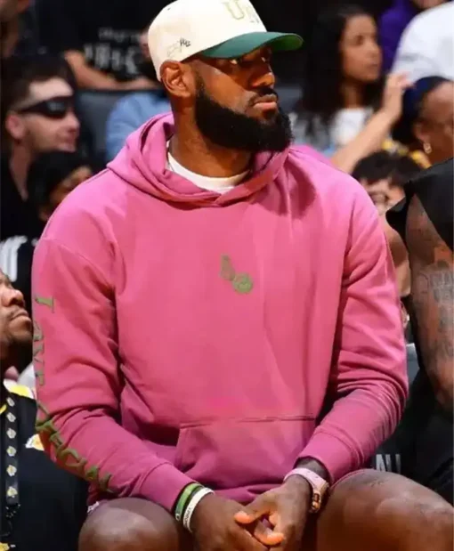 LeBron James Layr Official Pullover Pink Hoodie