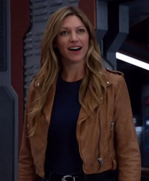 Legends of Tomorrow S04 Jes Macallan Brown Leather Jacket