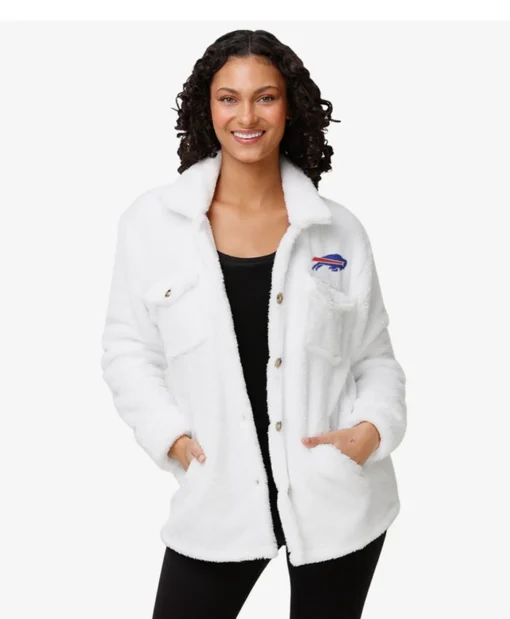 Lemmie Buffalo Bills Sherpa Pullover Jacket