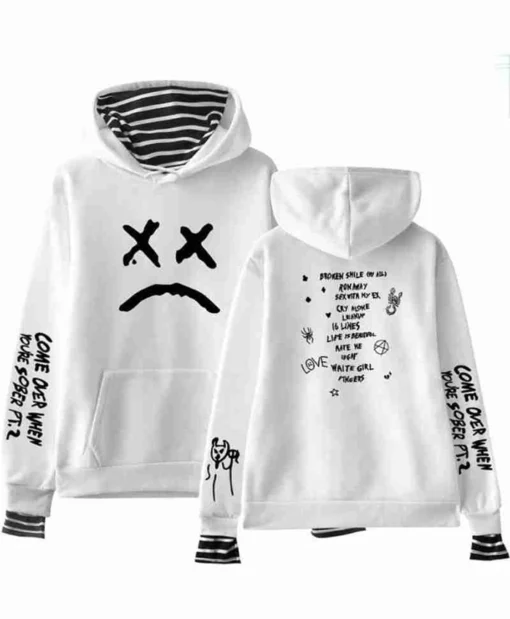 Lil Peep Come Over When You’re Sober Wool Hoodie