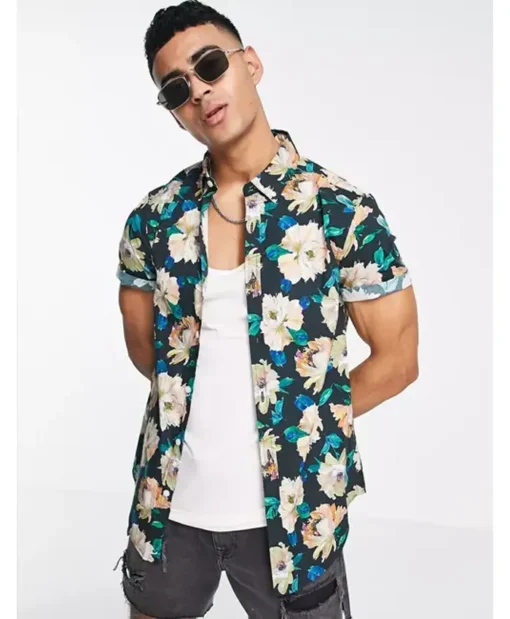 Loot S02 Joel Kim Booster Stretch Floral Shirt