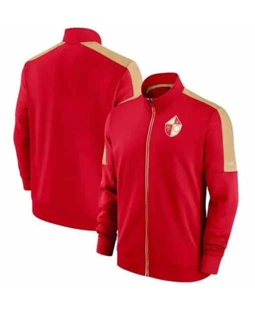 Luis Wolf San Francisco 49ers Red Track Jacket