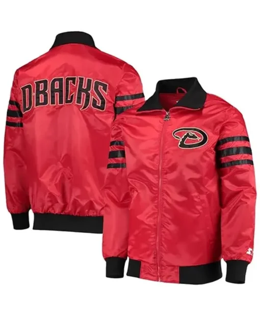 MLB Arizona Diamondbacks Red Bomber Jacket