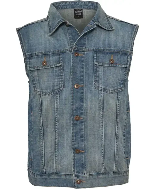 MLB Seattle Mariners Blue Denim Vest