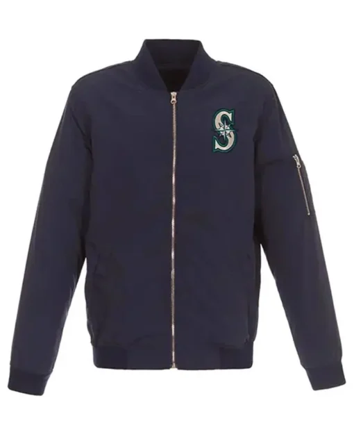 MLB Seattle Mariners Vintage Bomber Jacket For Sale