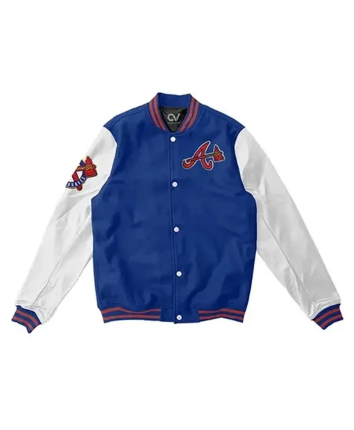 MLB Team Atlanta Braves Baseball Varsity Jacket