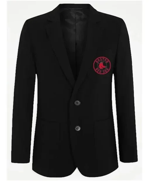 MLB Team Boston Red Sox Black Blazer