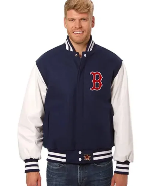 MLB Team Boston Red Sox Letterman Varsity Jacket