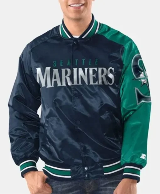 MLB Team Seattle Mariners Dugout Jacket