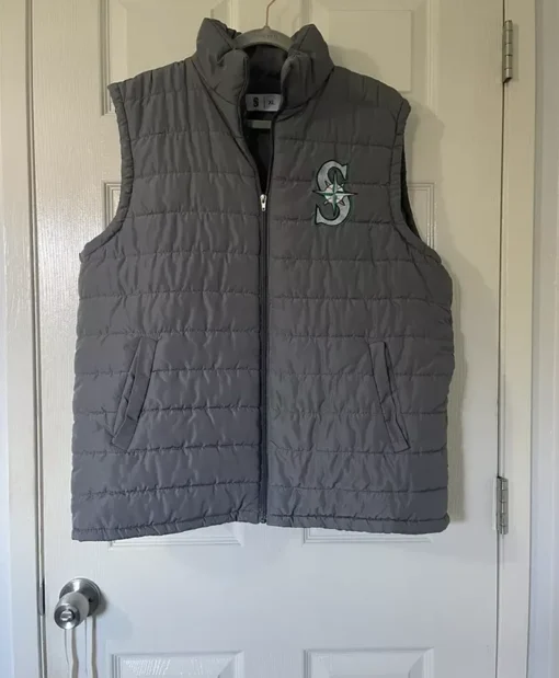 MLB Team Seattle Mariners Puffer Vest