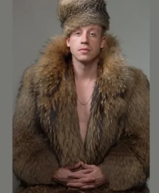 Macklemore Brown Mens and Womens Fur Coat For Sale