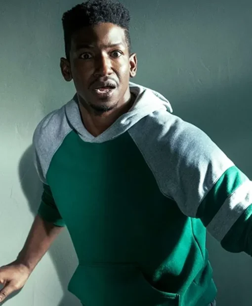 Mamoudou Athie Archive 81 Green and White Hoodie