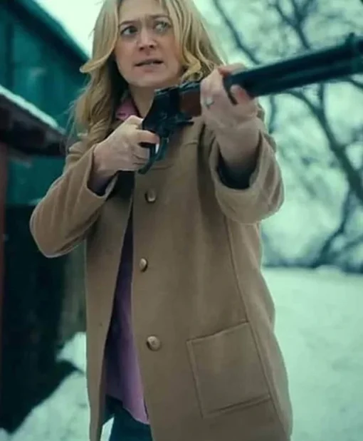 Marin Ireland Umbrella Academy Brown Wool Coat