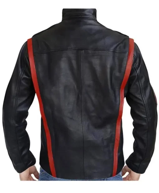 Mass Effect N7 Captain Shepard Black Leather Jacket