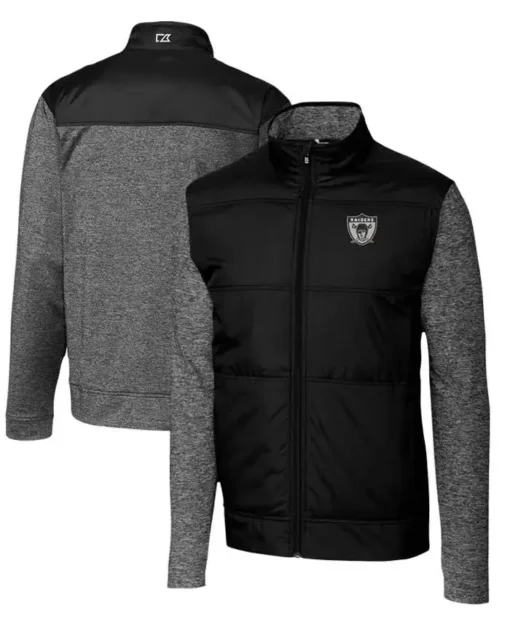 Matteo Las Vegas Raiders Full-Zip Track Jacket