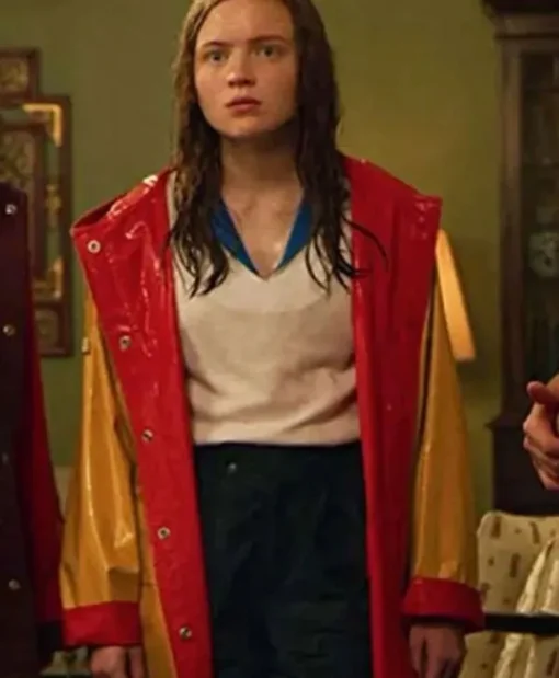 Max Mayfield Stranger Things Red and Yellow Coat