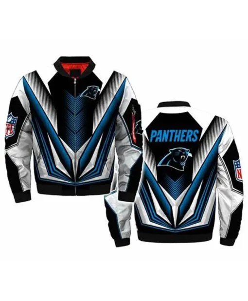 Maxwell Carolina Panthers Printed Bomber Jacket