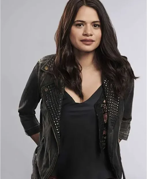 Melonie Diaz Charmed Mel Real Leather Jacket