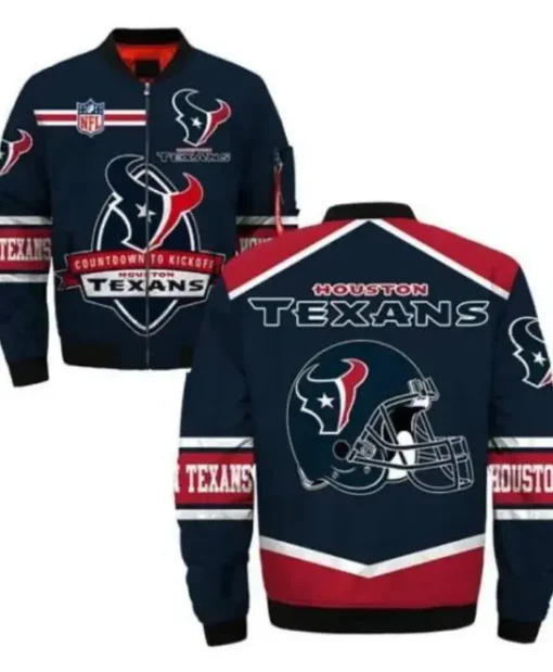 Men and Women Houston Texans Bomber Jacket