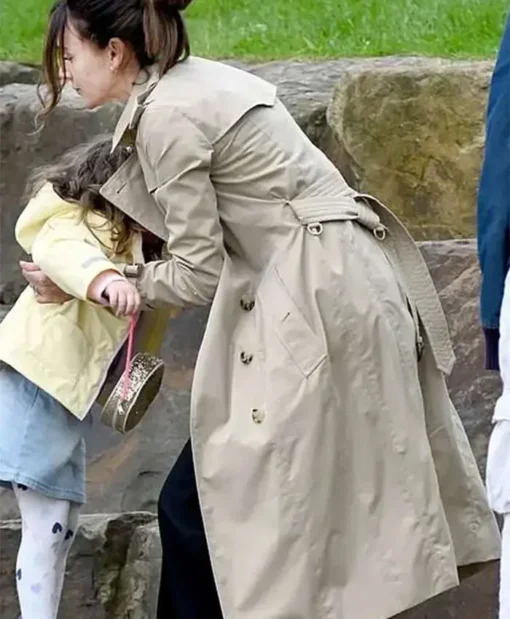 Michelle Keegan TV-Series Fool Me Once 2024 Season 01 Maya Stern White Long Coat