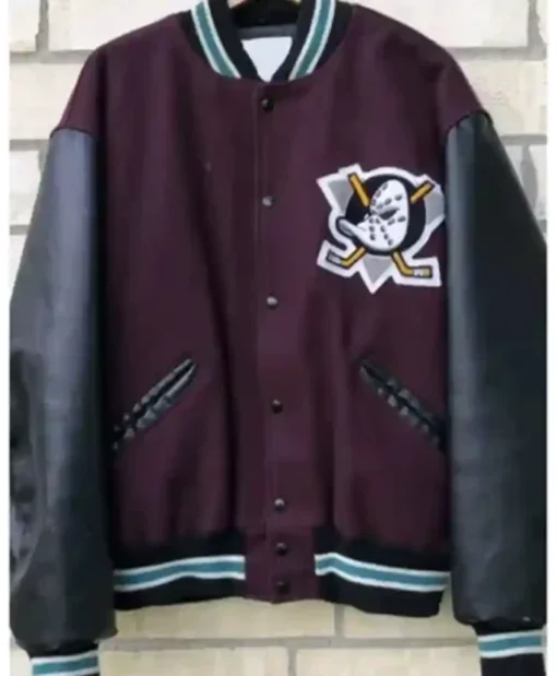 Mighty Ducks Letterman Varsity Jacket