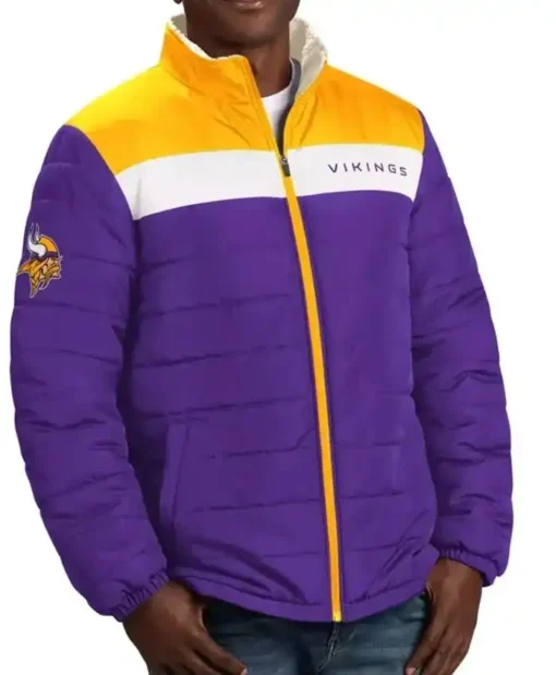 Minnesota Vikings Puffer Jacket 1