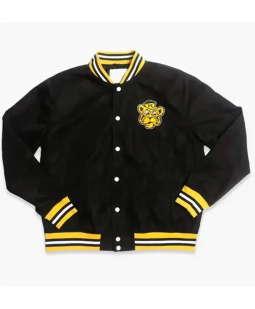 Missouri Tigers Mizzou Script Black Varsity Jacket