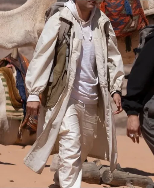 Moon Knight Marc Spector White Long Trench Coat