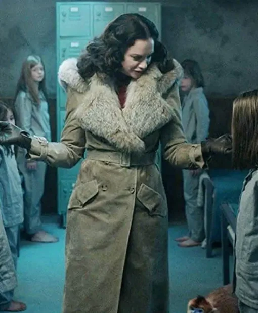 Mrs Coulter His Dark Materials Beige Coat